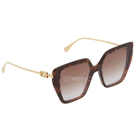 fendi sunglasses fe40012u|Fendi Brown Gradient Butterfly Ladies Sunglasses FE40012U .